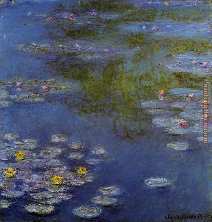 Water-Lilies 20 painting - Claude Monet Water-Lilies 20 art painting